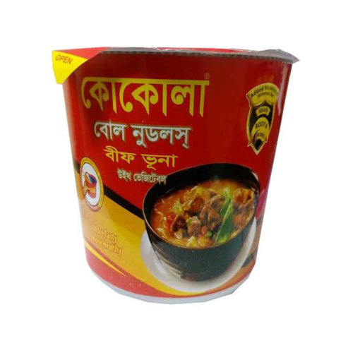 কোকোলা বিফ ভুনা বোল নুডুলস ৬৫ গ্রাম এর ছবি