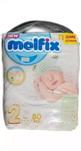 Picture of Molfix Baby Diaper Belt 2 Mini 3-6 kg 80 pcs