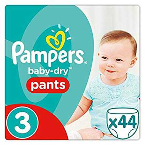 প্যাম্পার্স বেবী ড্রাই সাইজ ৩ এসেন্টস্যাল প্যাক প্যান্টস ৬ - ১১ কেজি এর ছবি