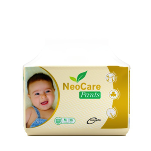 নিওকেয়ার বেবি ডায়পার প্যান্ট এম ৭-১০ কেজি ৩৬ টি এর ছবি