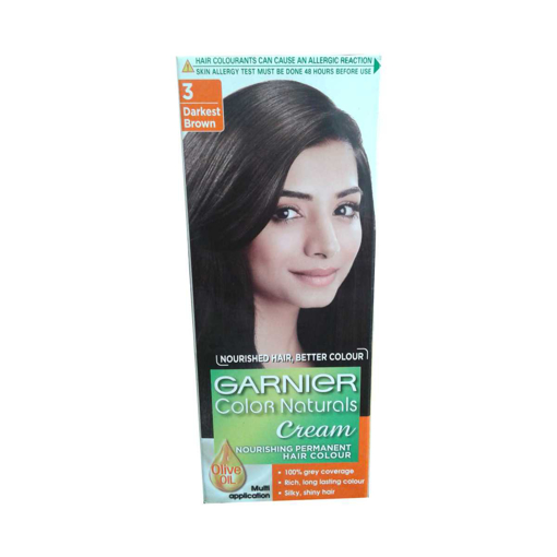 Picture of Garnier Color Naturals Cream 3 Darkest Brown 100 ml