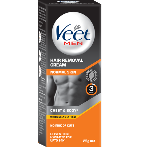 Picture of Veet Hair Removal Men Cream (Normal Skin) 25 gm
